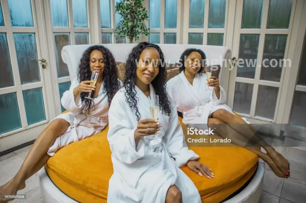 桑拿后的放松休息区